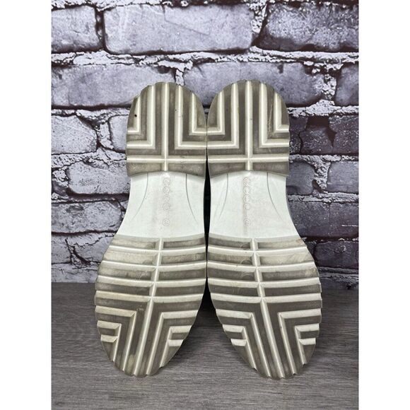 ECCO White Leather Perforated Lace Up Oxfords Shoes Women Sz 40EU/9.5M US - Picture 15 of 16